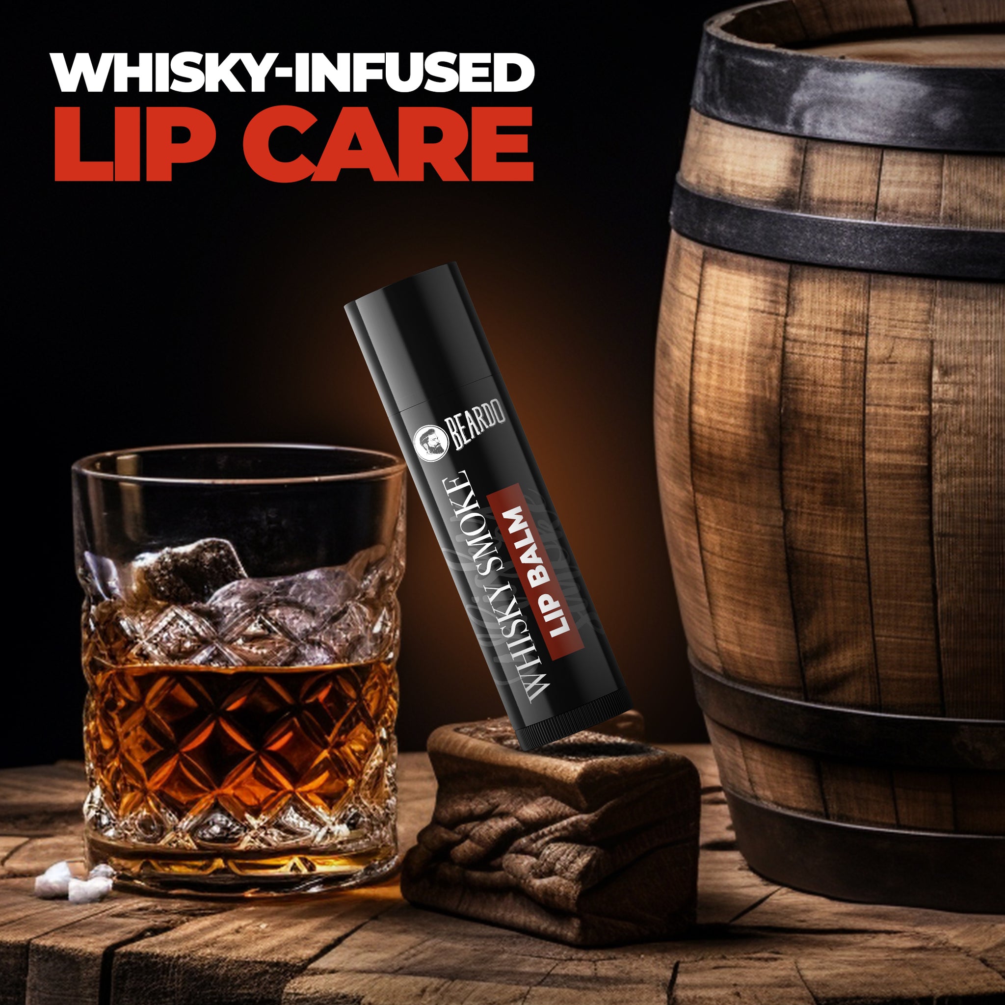 Beardo Whisky Smoke Lip Balm Beardo India