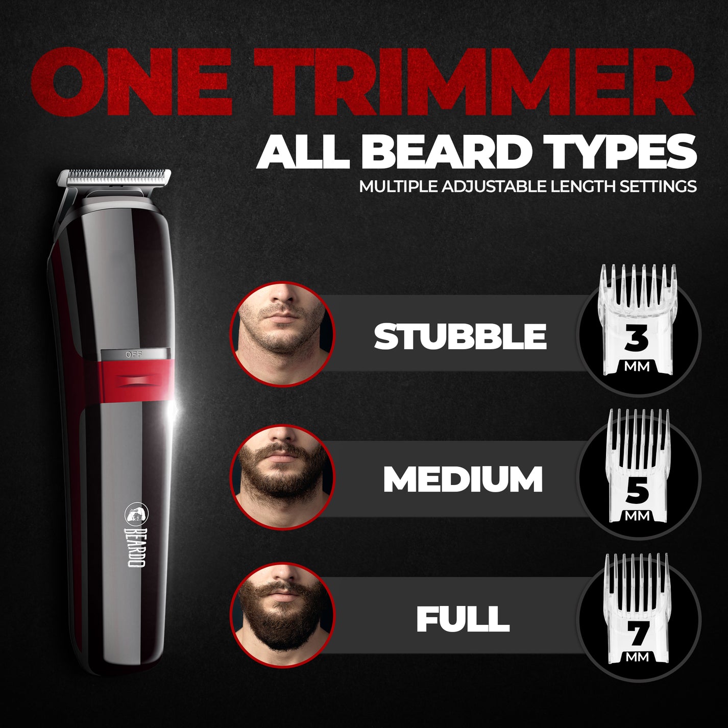 beardo apex 3 in 1 multipurpose trimmer