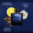 white musk, nutmeg, notes, perfume notes of dark side, beardo perfume notes
