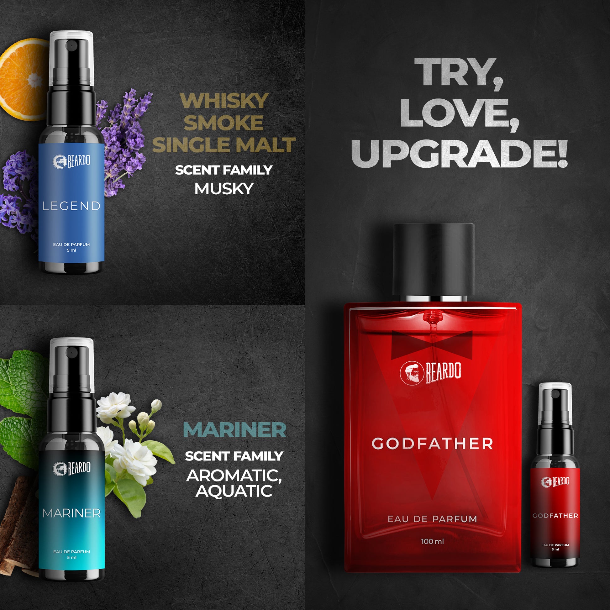 Beardo Perfume Trial Kit - Main Image