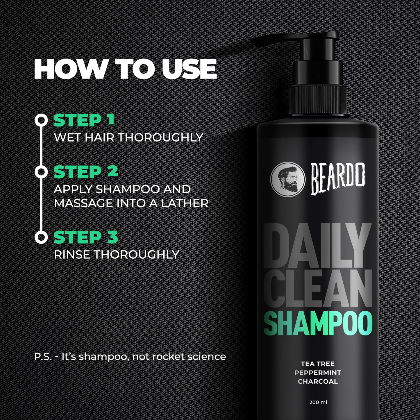 Beardo Daily Clean Shampoo (200ml)