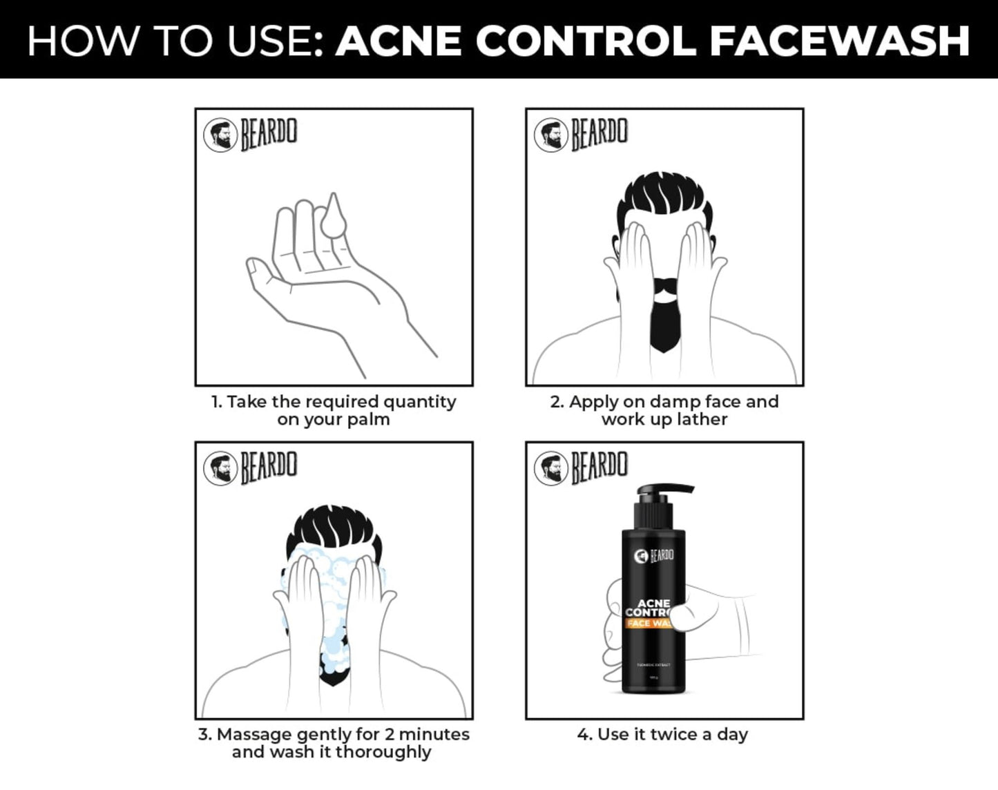 Beardo Acne Control Facewash (100g)