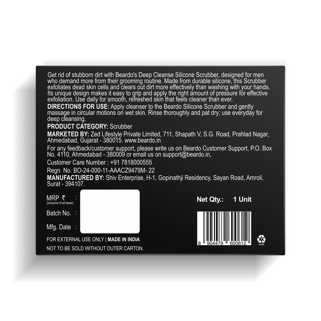 Beardo Deep Cleansing Silicone Body Scrubber – grooming results and lifestyle