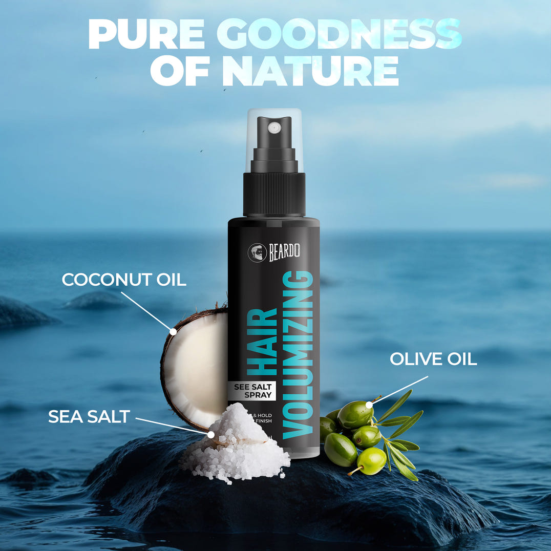 Beardo Beach Look Combo – formula and texture close-up