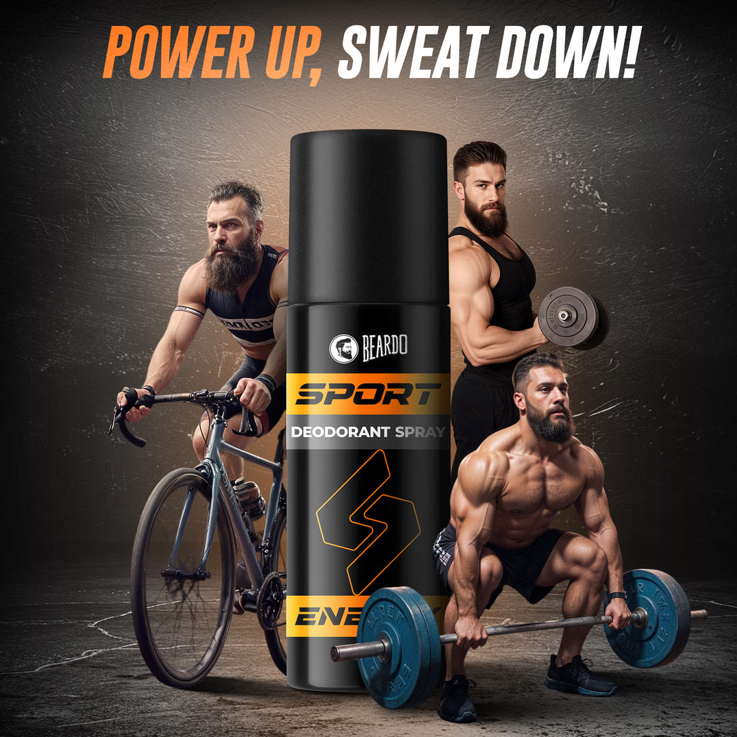 Beardo Sport Energy Deodorant Spray (150ml) – grooming results and lifestyle