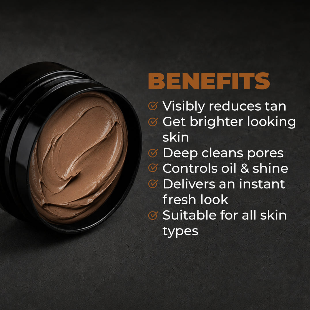 De-Tan Clay Mask for Men