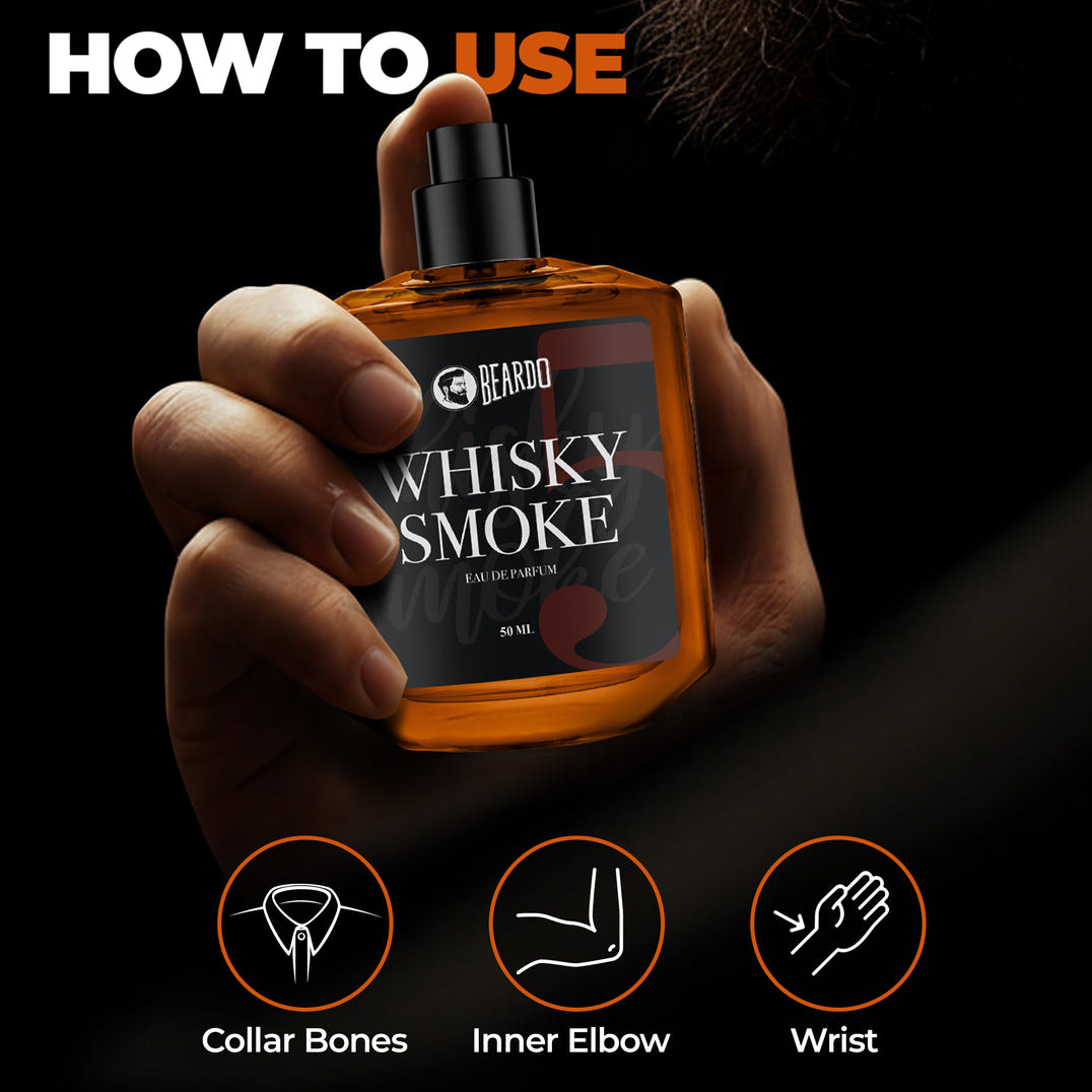 Beardo Whisky Smoke Perfume EDP (50ml) – formula and texture close-up