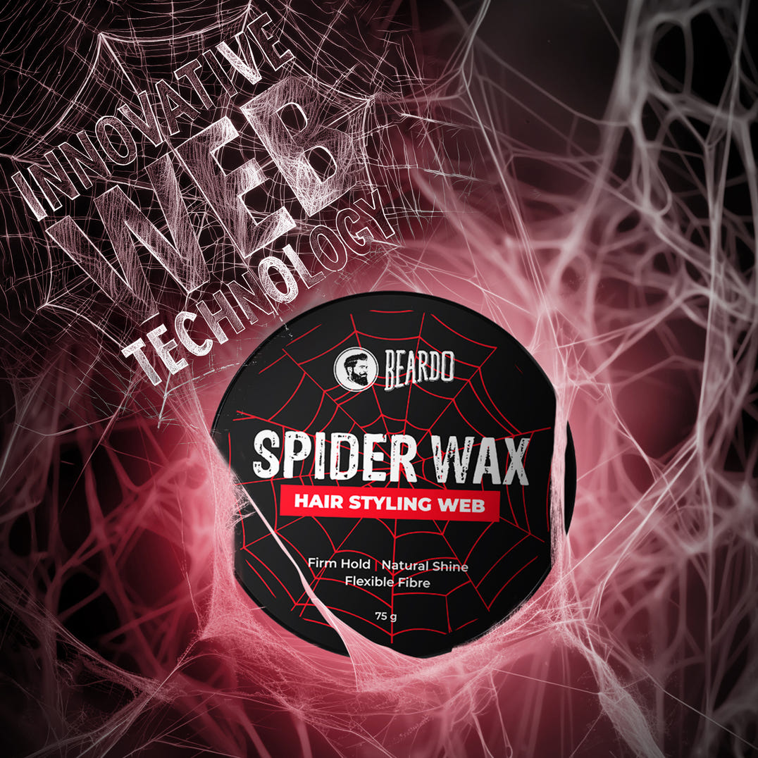 Beardo Spider Wax Hair Styling Web (75g) – hair styling wax for men