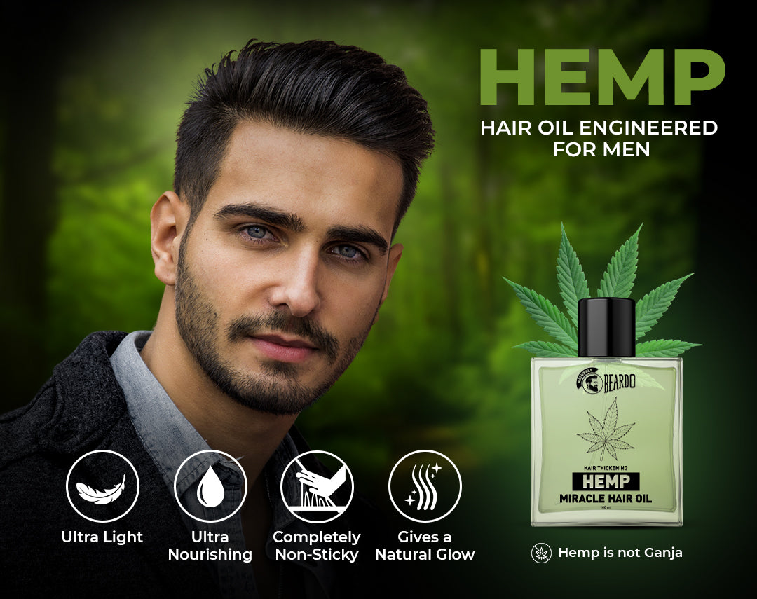 Beardo HEMP Styling Hair Oil For Men