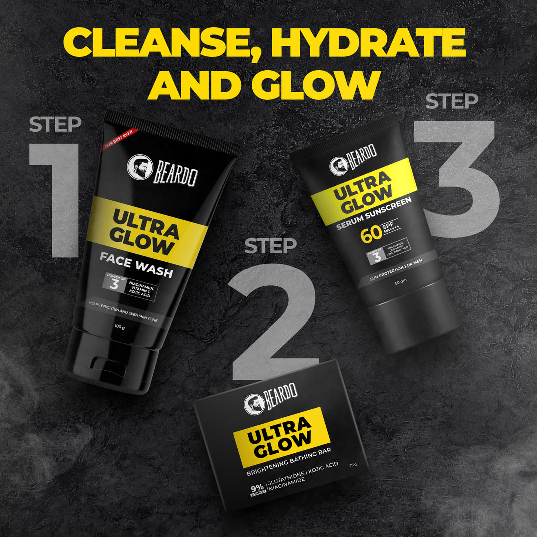 Beardo Ultraglow Facewash for Men – formula and texture close-up