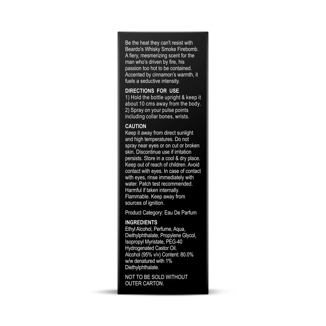 Whisky Smoke Firebomb Eau De Parfum (50ml)