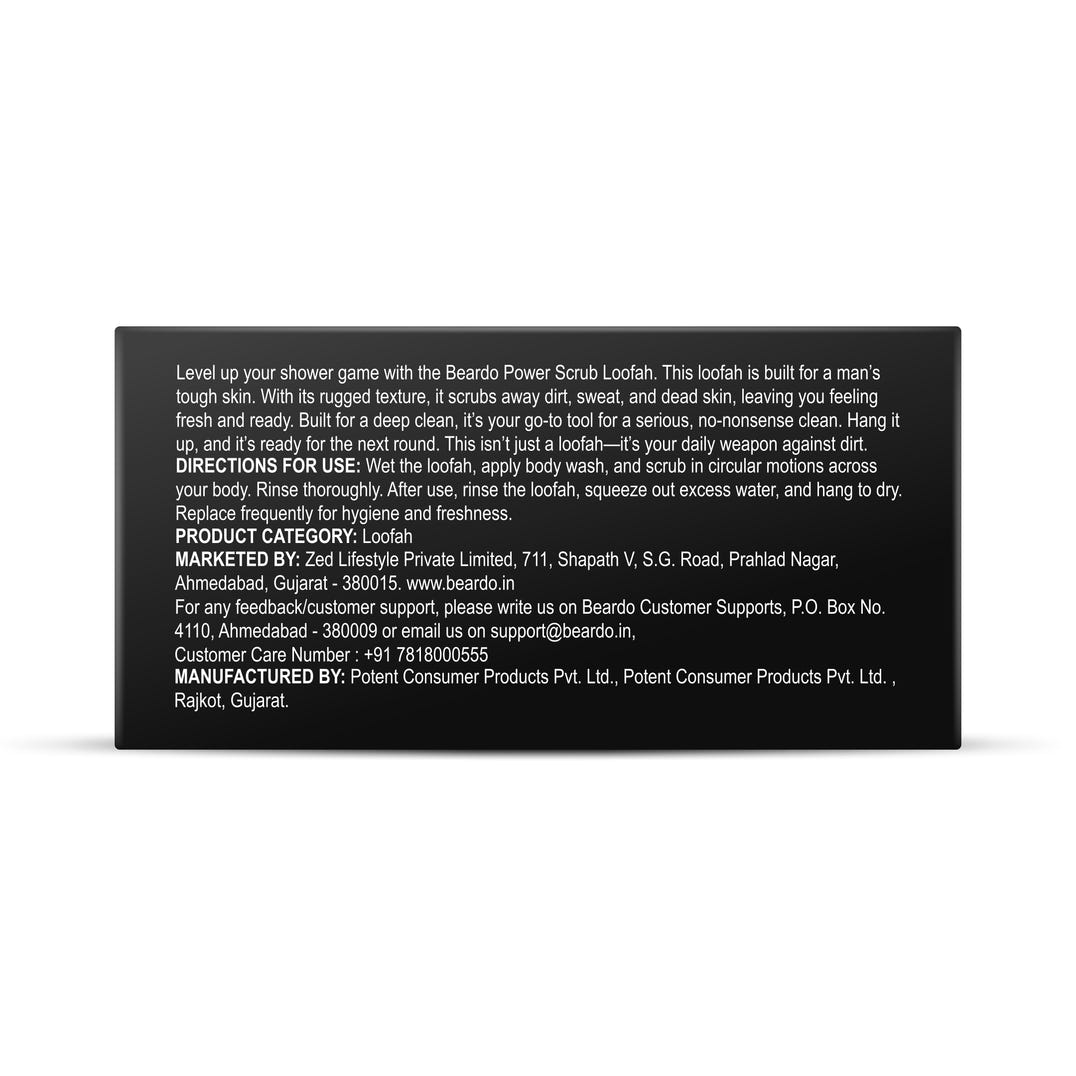 Beardo Power Scrub Loofah (Pack of 2) – grooming results and lifestyle