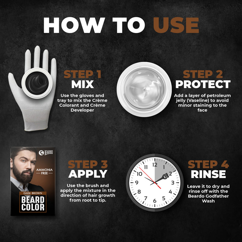 Beard Color Dark Brown