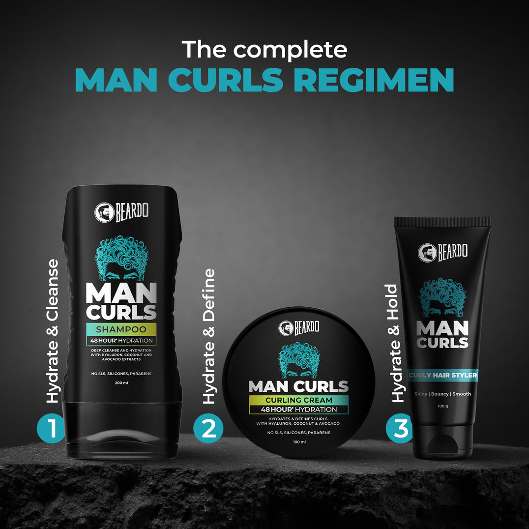 Man Curls Shampoo