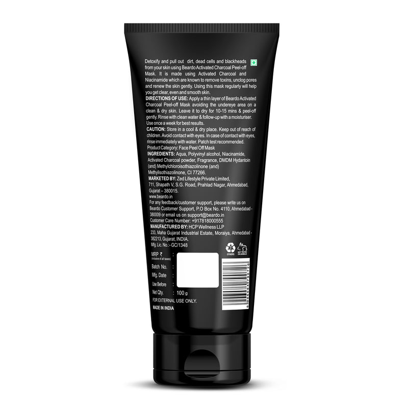 Activated Charcoal Peel Off Mask