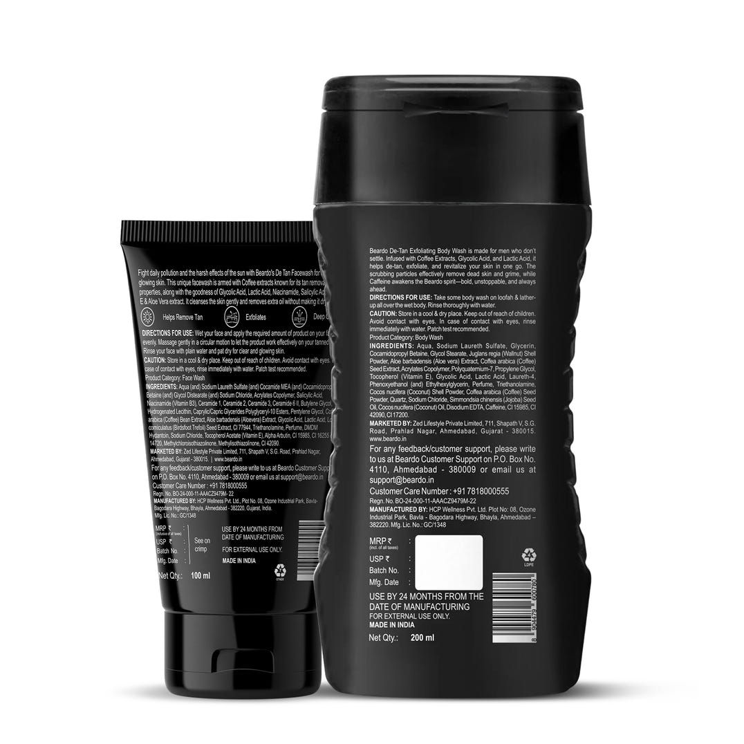 Beardo De-tan Duo – grooming results and lifestyle