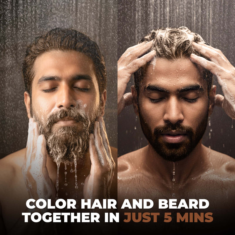Shampoo Color for Hair and Beard (Dark Brown)
