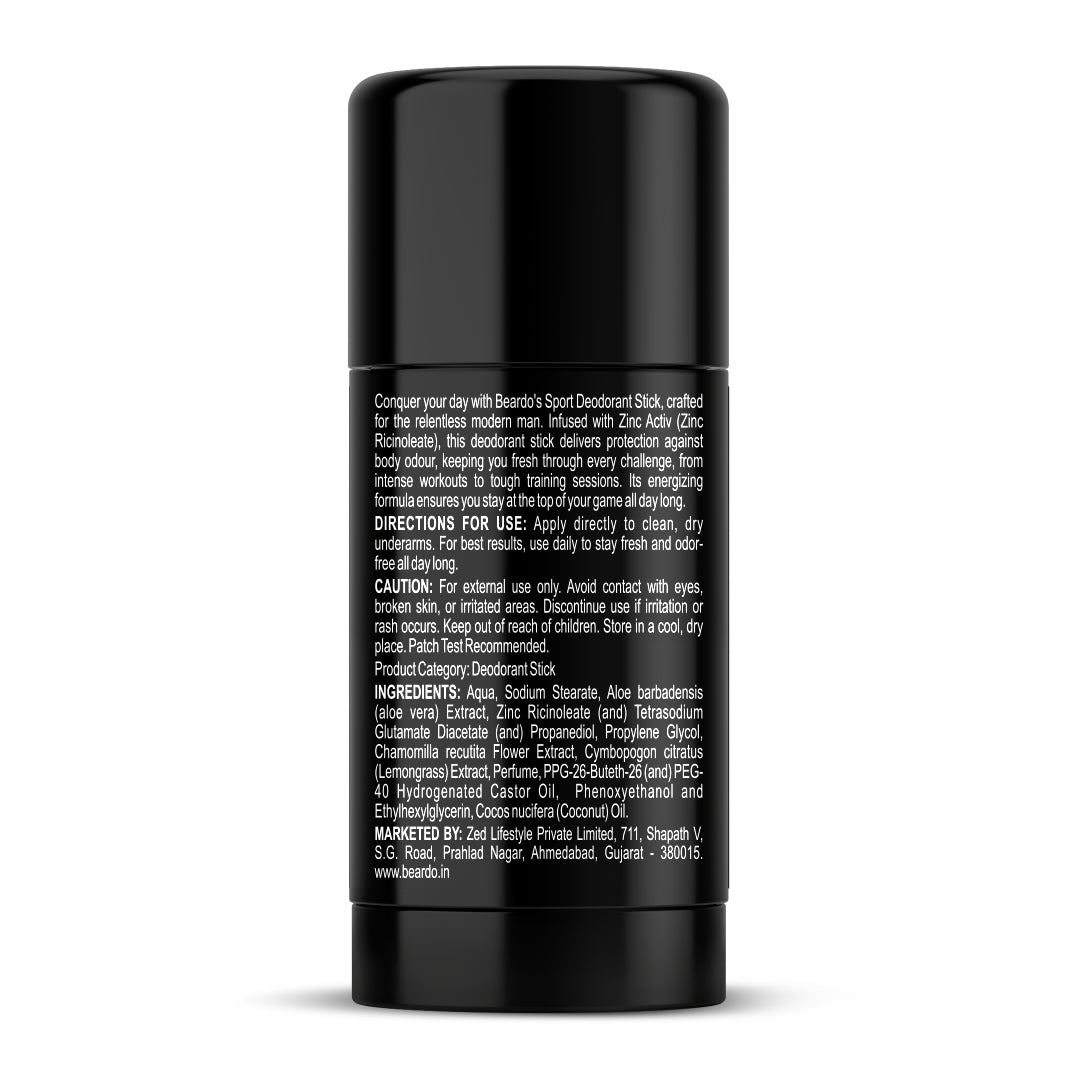 Beardo Sport Deodorant Stick (75g)