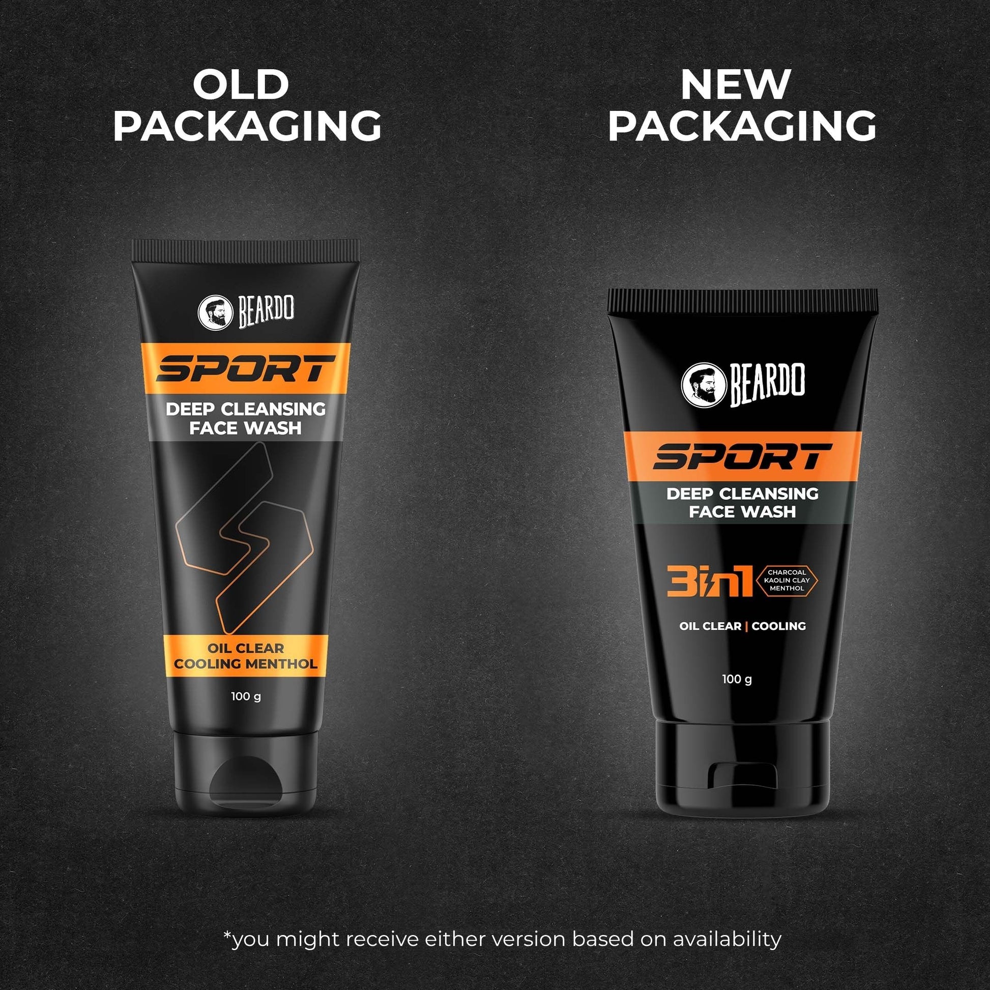 Beardo Sport Gym Ready Combo