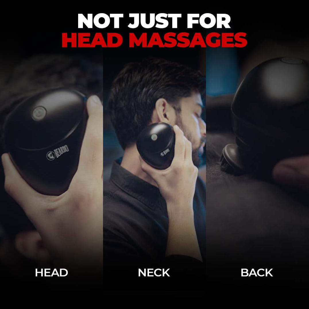 Beardo Stress Buster Electric Scalp Massager – grooming results and lifestyle