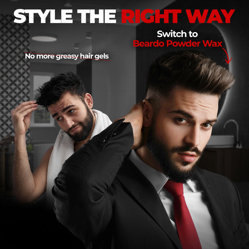 best styling wax for men, best hair volume powder men