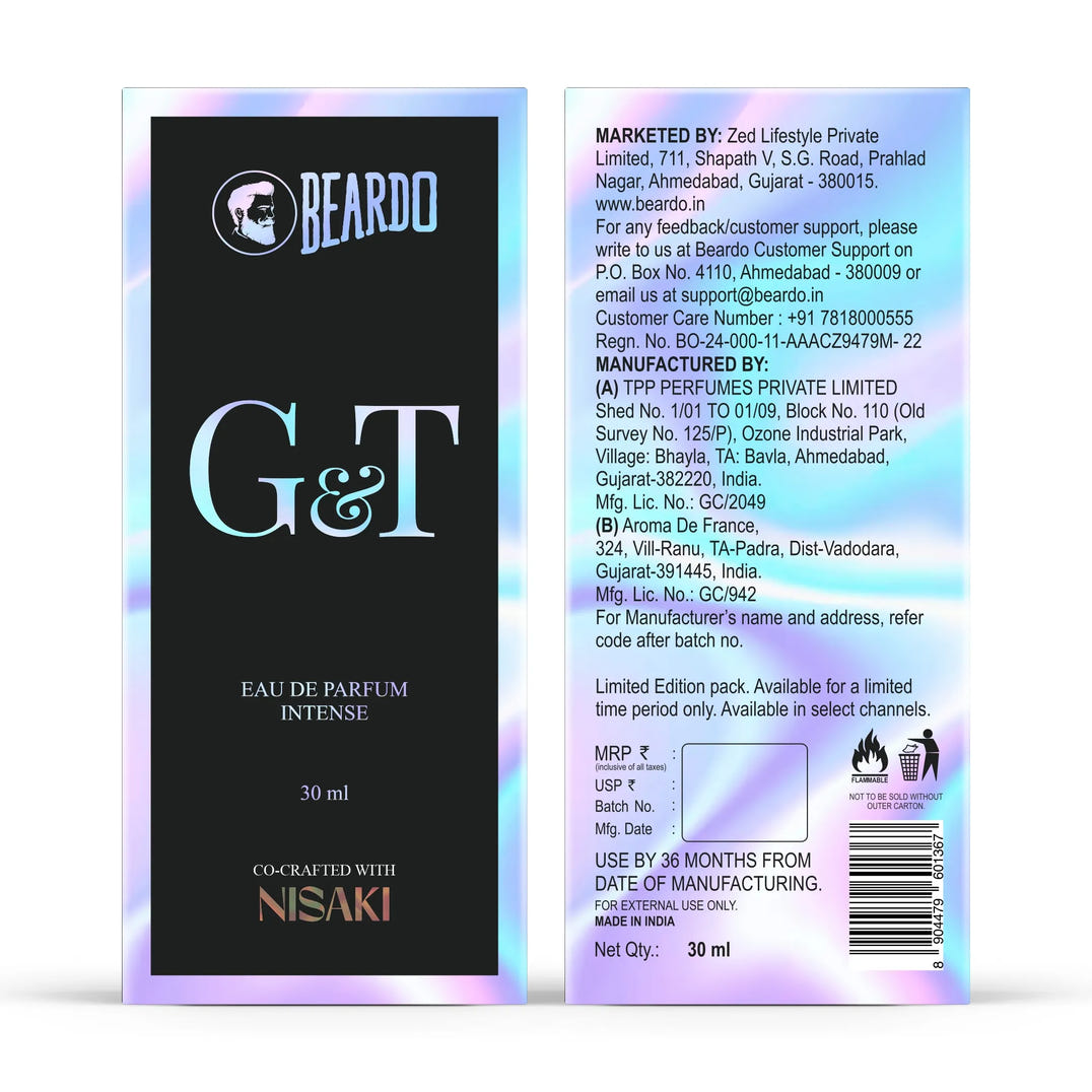 G&T Eau De Parfum Intense (30ml)