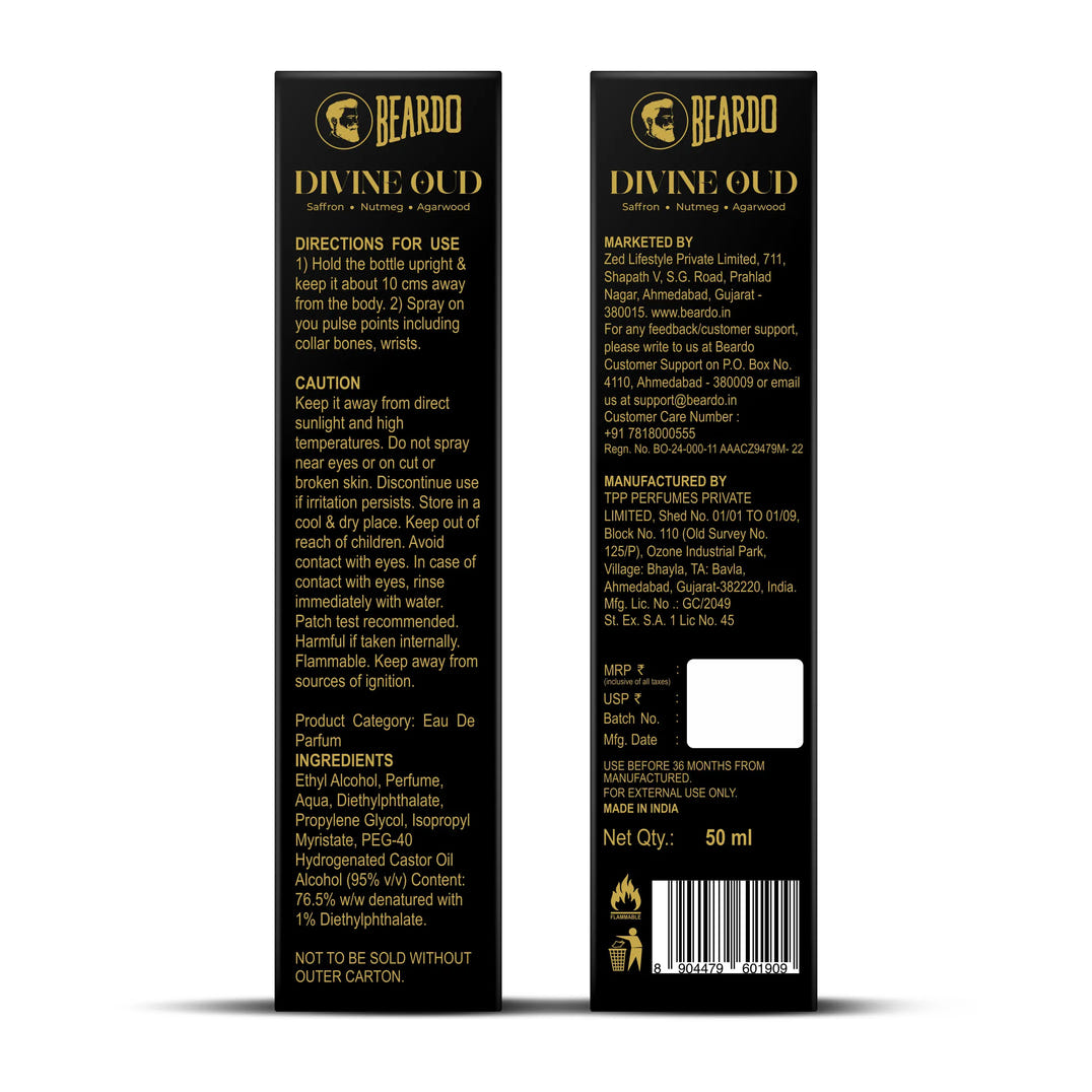 Divine Oud Eau De Parfum (50ml)