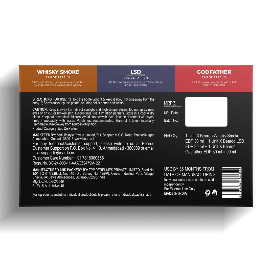 Hall Of Fame Perfume Giftset (3x30ml)