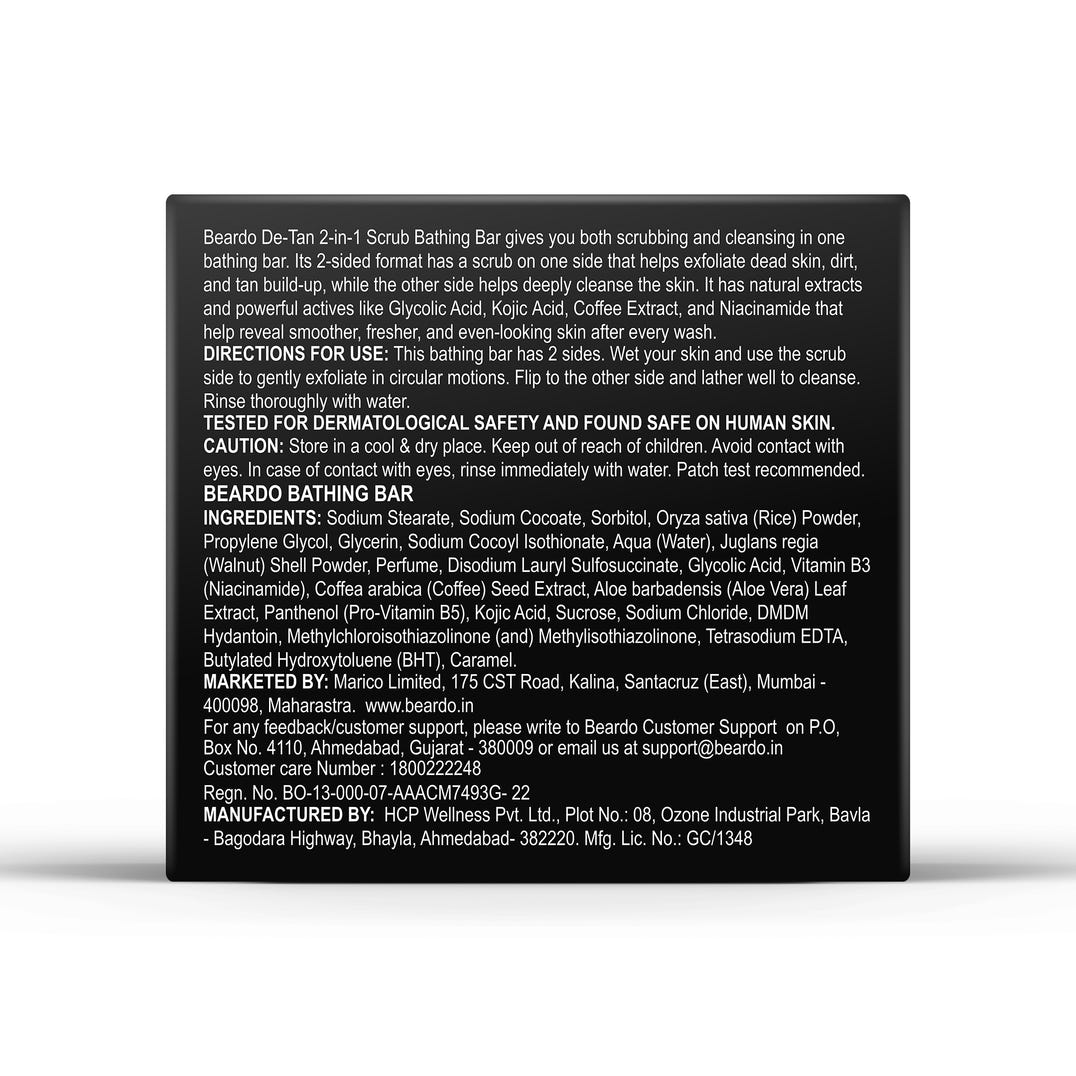 De-Tan 2 in 1 Scrub Soap (Pack of 3)