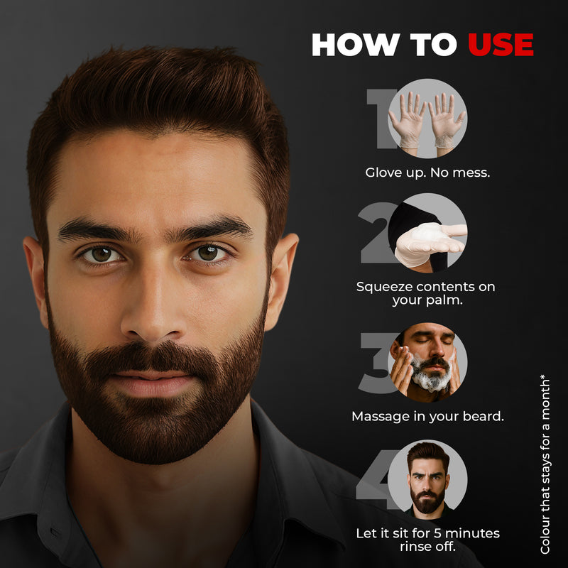 Shampoo Color for Hair and Beard (Dark Brown)