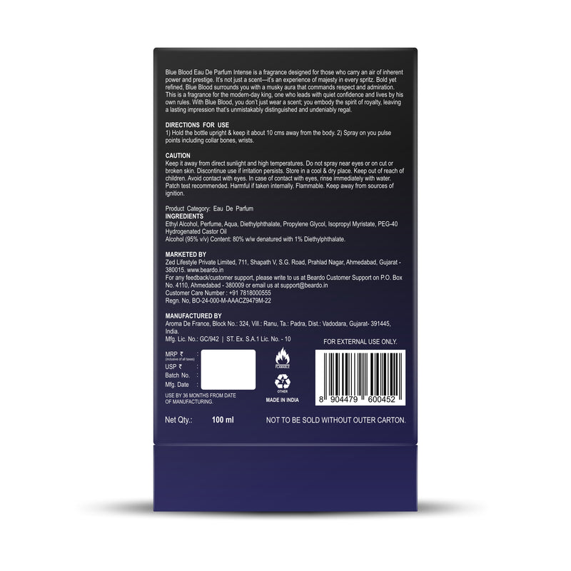 Blue Blood Perfume EDP (100ml)