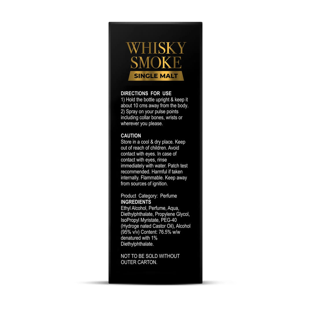 Whisky Smoke Single Malt Eau De Parfum (50 ML)