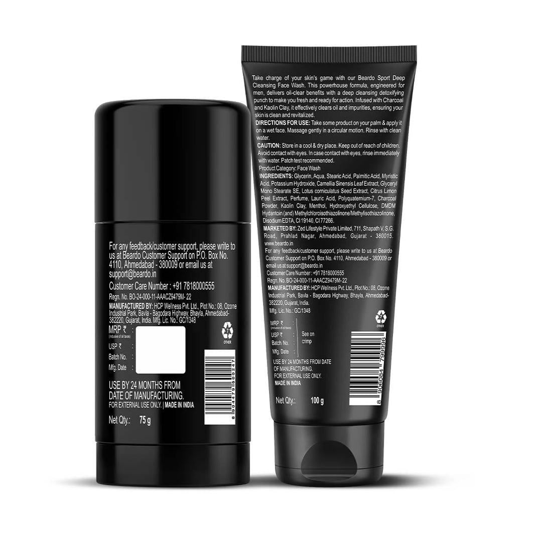 Beardo Sport Gym Ready Combo – grooming results and lifestyle