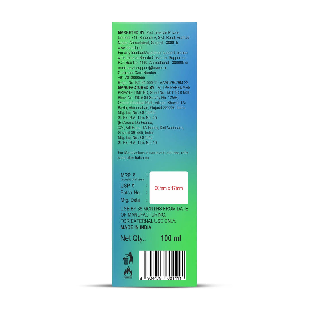 Beardo Sunburn ACID Extrait De Parfum (100ml) – grooming results and lifestyle
