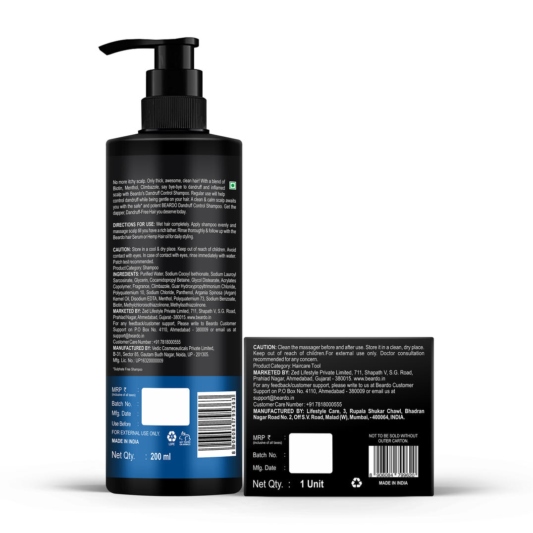 Beardo Dandruff Control kit – grooming results and lifestyle