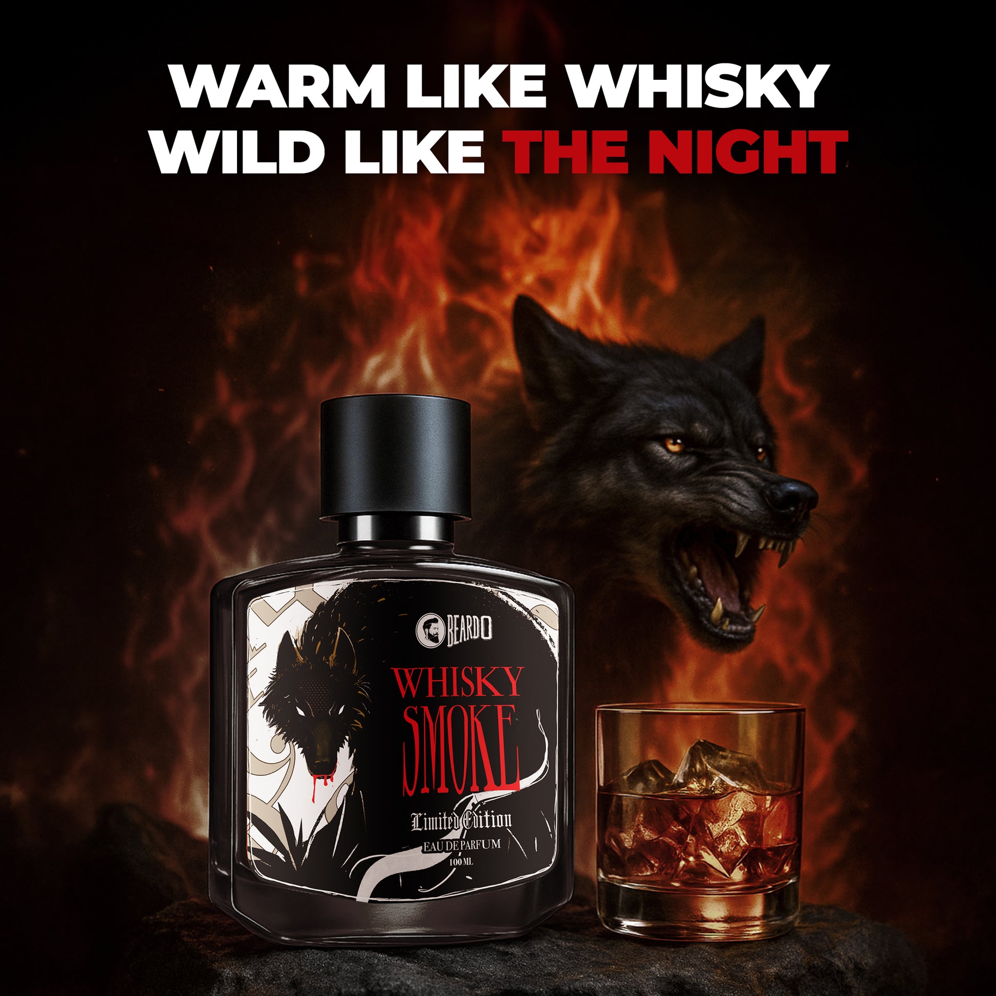Beardo Whisky Smoke Limited Edition Perfume EDP (100ml)