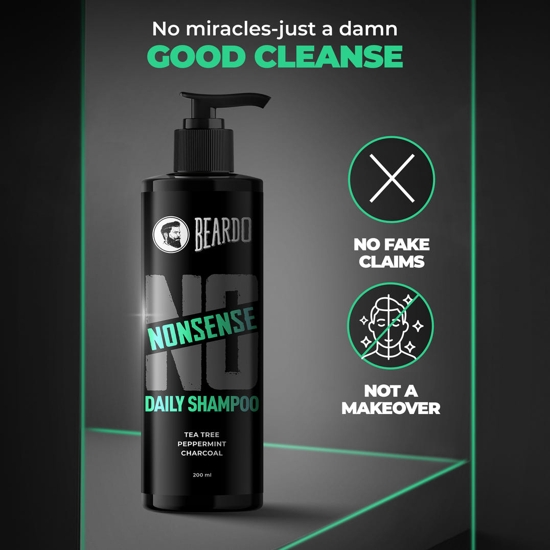 Beardo No Nonsense Daily Shampoo – how to use