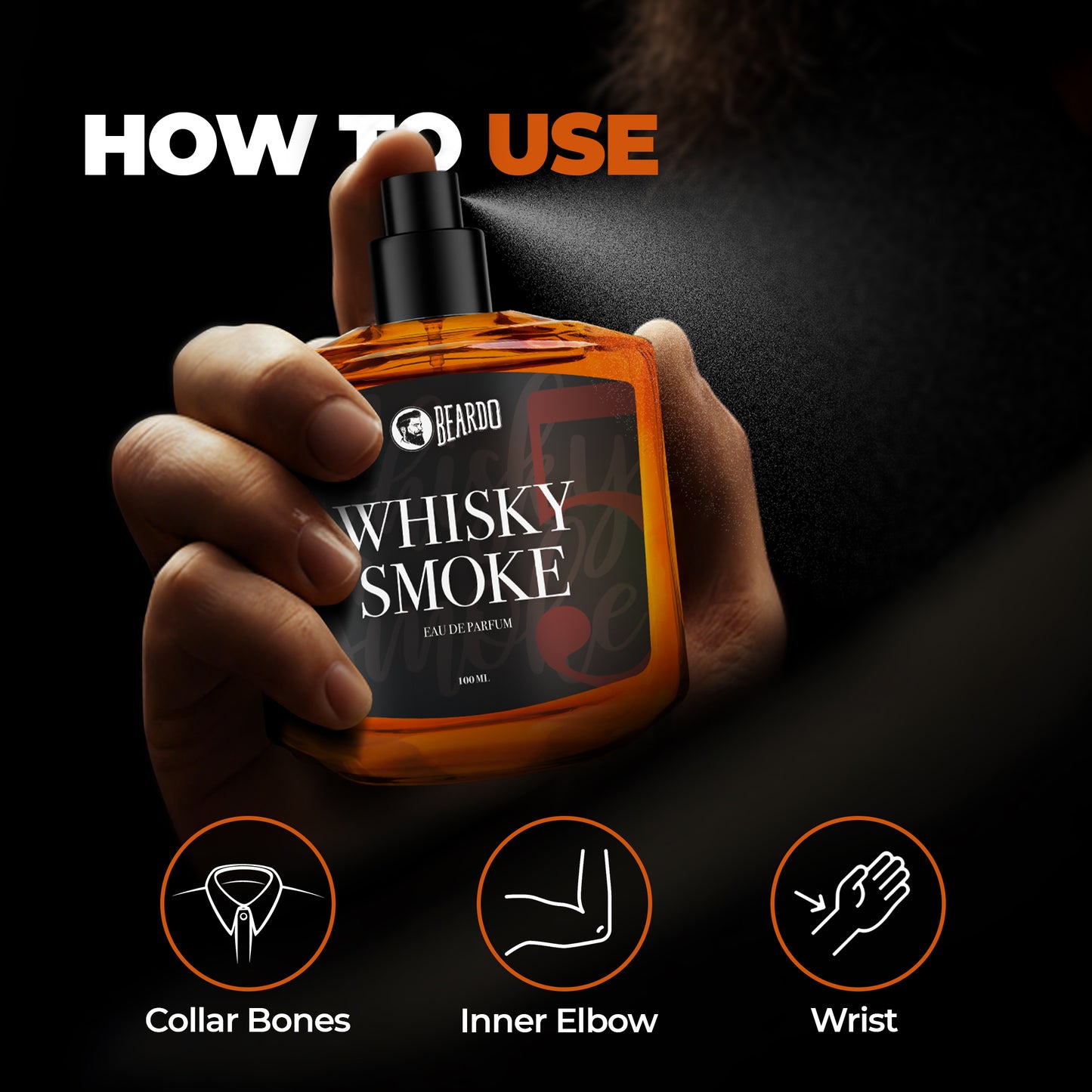 Beardo Whisky Smoke Perfume EDP (100ml)