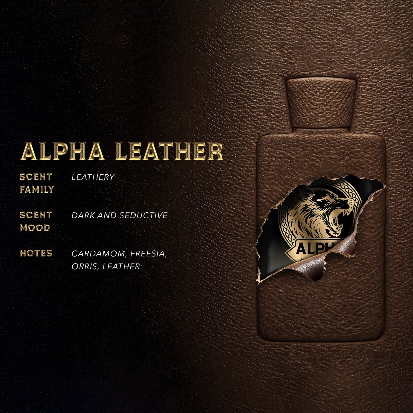 Beardo Alpha Leather Elixir (100ml)