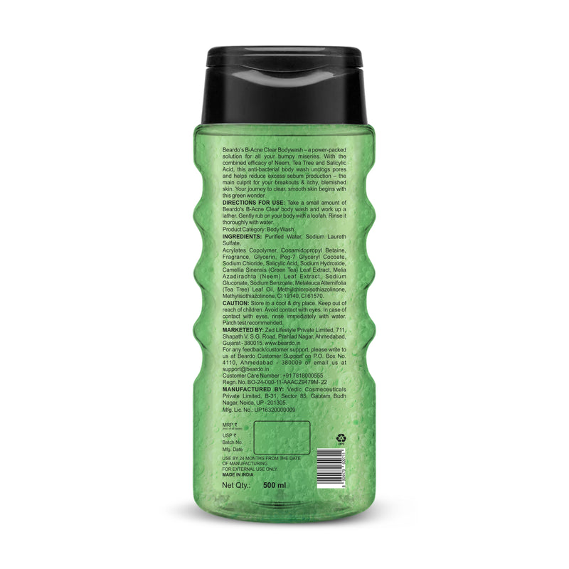 Body-Acne Clear Body Wash (500ml)