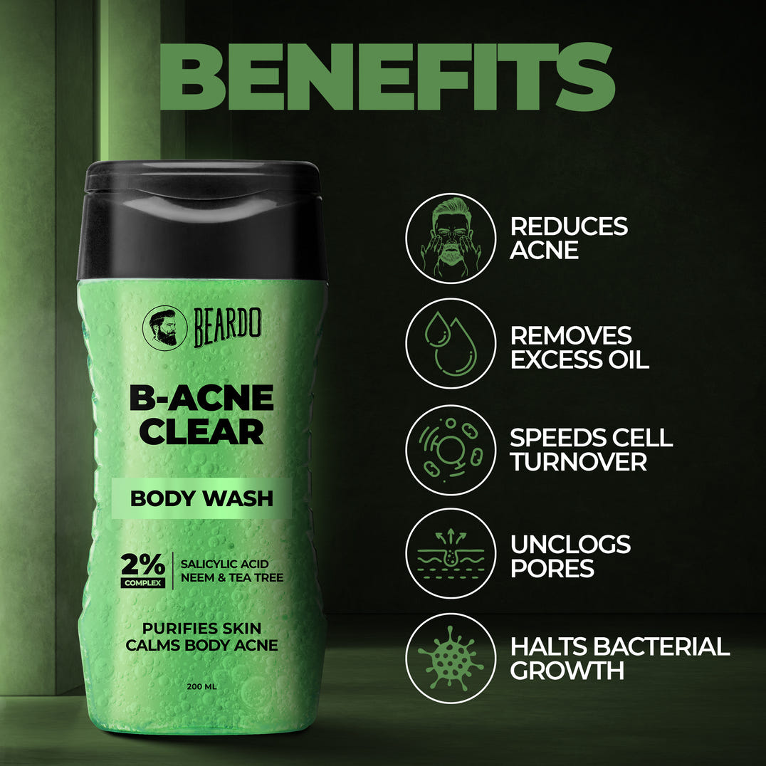 Beardo Body-Acne Clear Bodywash – grooming results and lifestyle