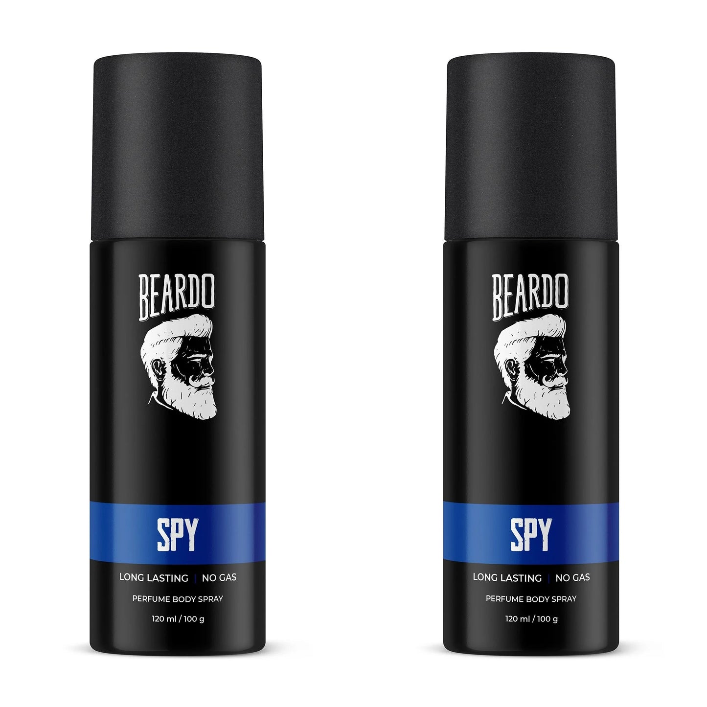 Beardo Spy Perfume Body Spray 120ml (Pack of 2)