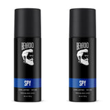 Beardo Spy Perfume Body Spray 120ml (Pack of 2) – long-lasting perfume EDP for men