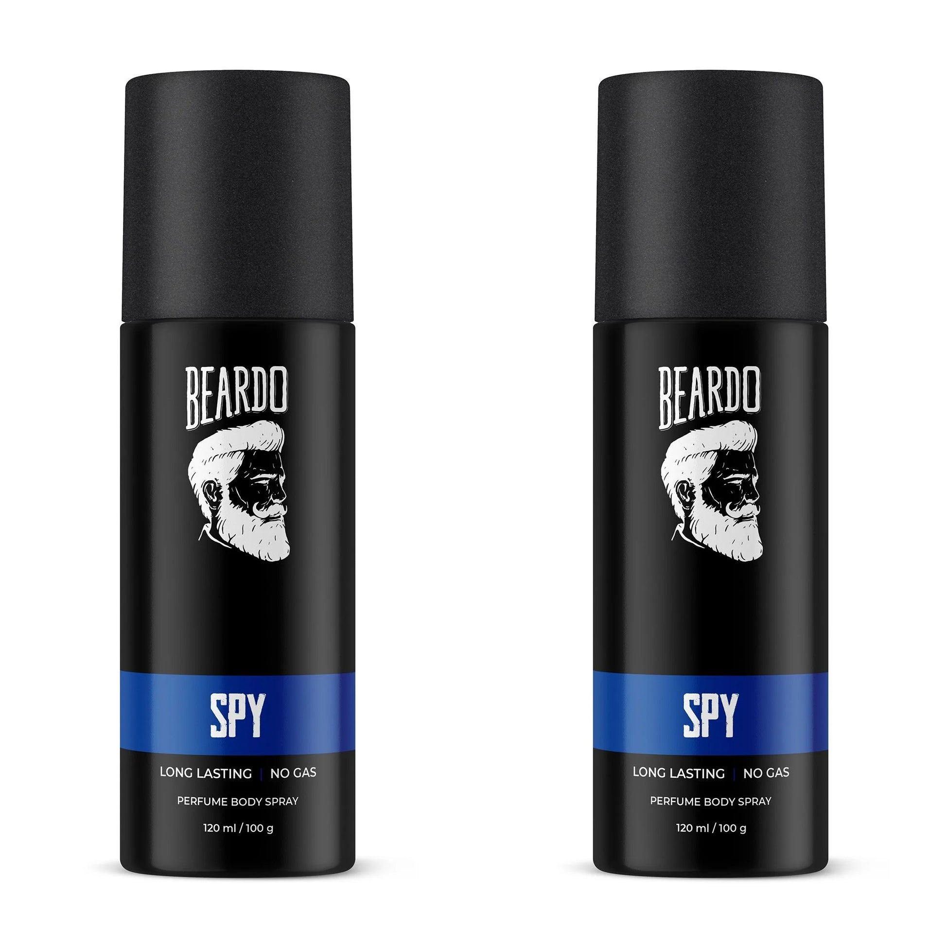 Beardo Spy Perfume Body Spray 120ml (Pack of 2)