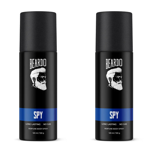 Beardo Spy Perfume Body Spray 120ml (Pack of 2)