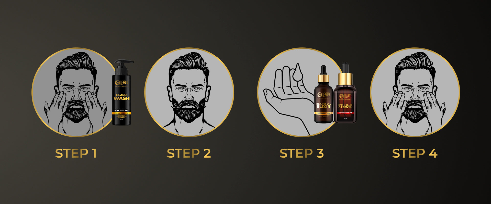Achieve thicker, fuller hair and beard with simple steps.