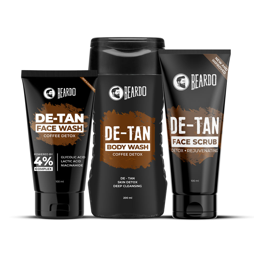 Beardo Ban The Tan Combo – grooming combo set for men