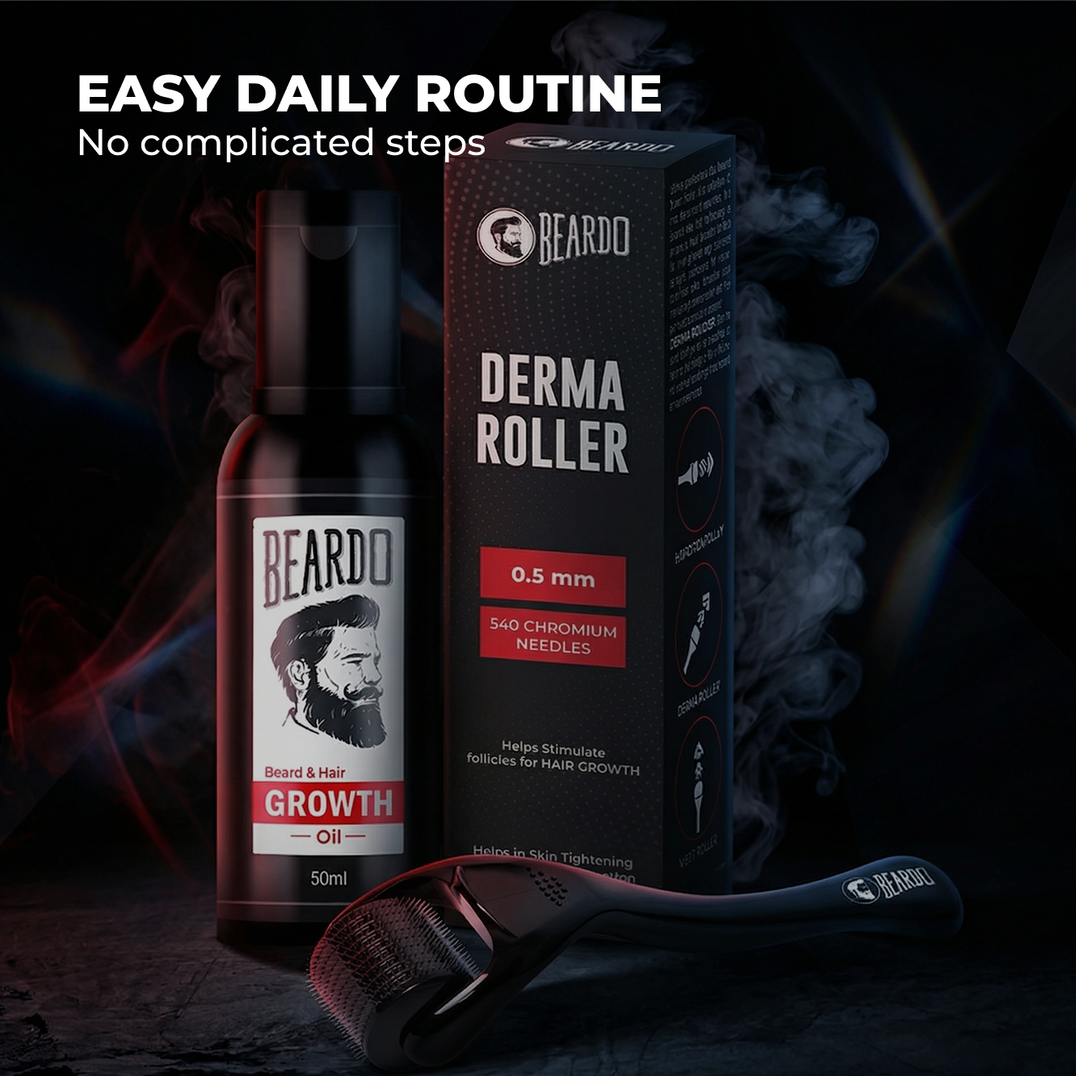 Beardo Beard Growth Duo – formula and texture close-up