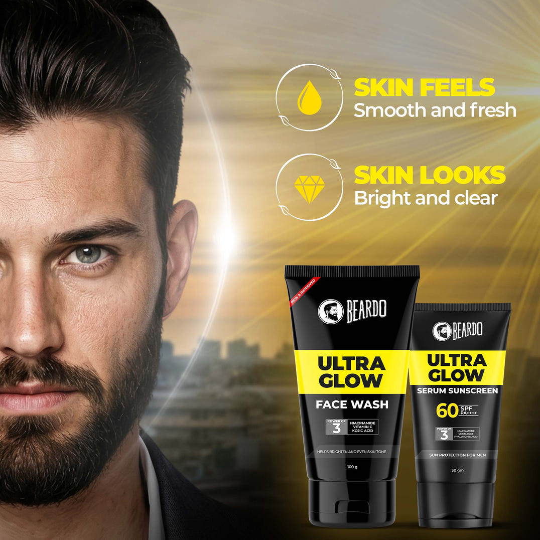 Beardo Ultra Glow Duo – formula and texture close-up