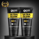 Beardo Ultra Glow Serum Sunscreen SPF 60 PA++++ (Pack of 2) – skin serum for men